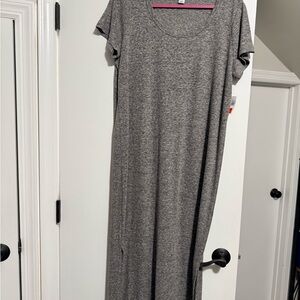 Gray Women's Casual Maxi Dress